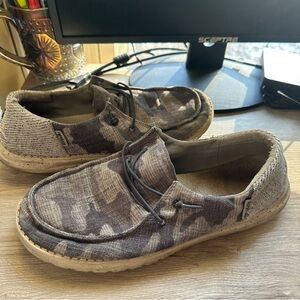 Buckle Exclusive Camouflage Slip-On Hey Dude Shoes